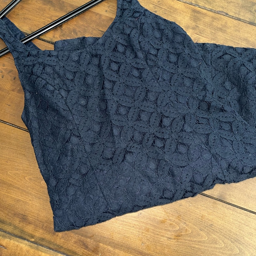 Hollister Dark Blue Lace dress